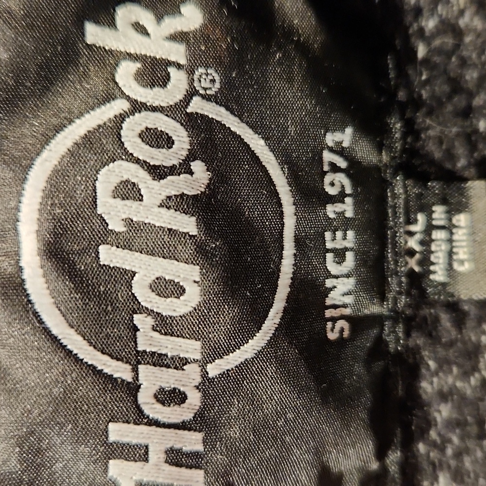 Hard Rock Cafe Foxwoods Men's Black Hoodie Sz XXL - Picture 4 of 10